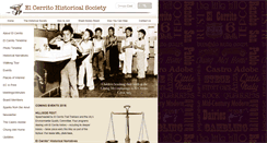 Desktop Screenshot of elcerritohistoricalsociety.org